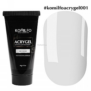 אקריג'ל קומילפו 30 מ"ל גוון שקוף- komilfo acrygel clear אקריג'ל קומילפו 30 מ"ל גוון שקוף- komilfo acrygel clear