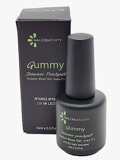 Nail Creativity GUMMY BASE- ���� ���� ���� Shimmer Peachpuff