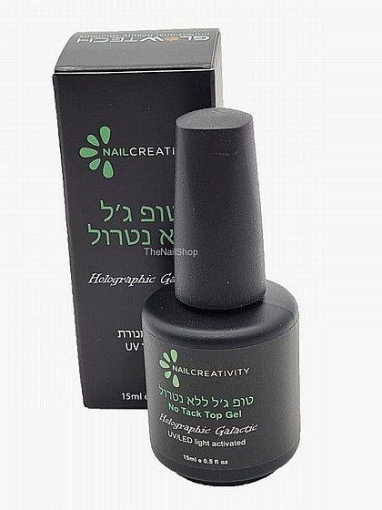 ��� �������� ��� ����� - HOLOGRAPHIC GALACTIC NO TACK TOP GEL