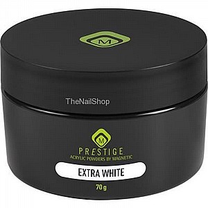 אבקת אקריל מגנטיק 70 גרם גוון אקסטרה לבן EXTRA WHITE אבקת אקריל מגנטיק 70 גרם גוון אקסטרה לבן EXTRA WHITE