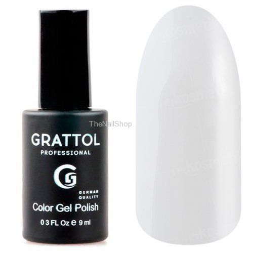 גרטול GRATTOL 01- לבן | GRATTOL גרטול | לק גל | נייל שופ