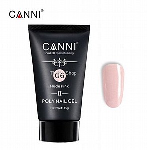 פוליג'ל קאני CANNI (אקריג'ל) גוון ורוד טבעי 06 פוליג'ל קאני CANNI (אקריג'ל) גוון ורוד טבעי 06