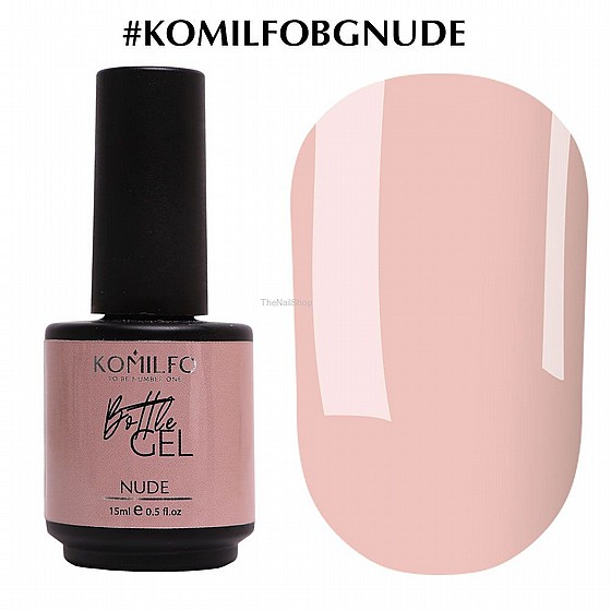 ������� �� ���� ������ 15 �"� KOMILFO BOTTLE GEL- milky white
