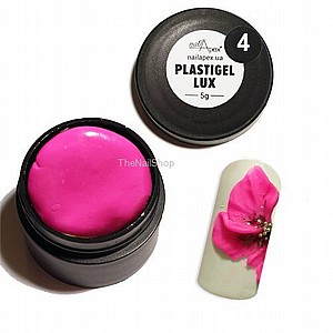 ג'ל פלסטלינה לפיסול גוון 04 (ורוד) ניילאפקס - plasigel lux NailApex ג'ל פלסטלינה לפיסול גוון 04 (ורוד) ניילאפקס - plasigel lux NailApex
